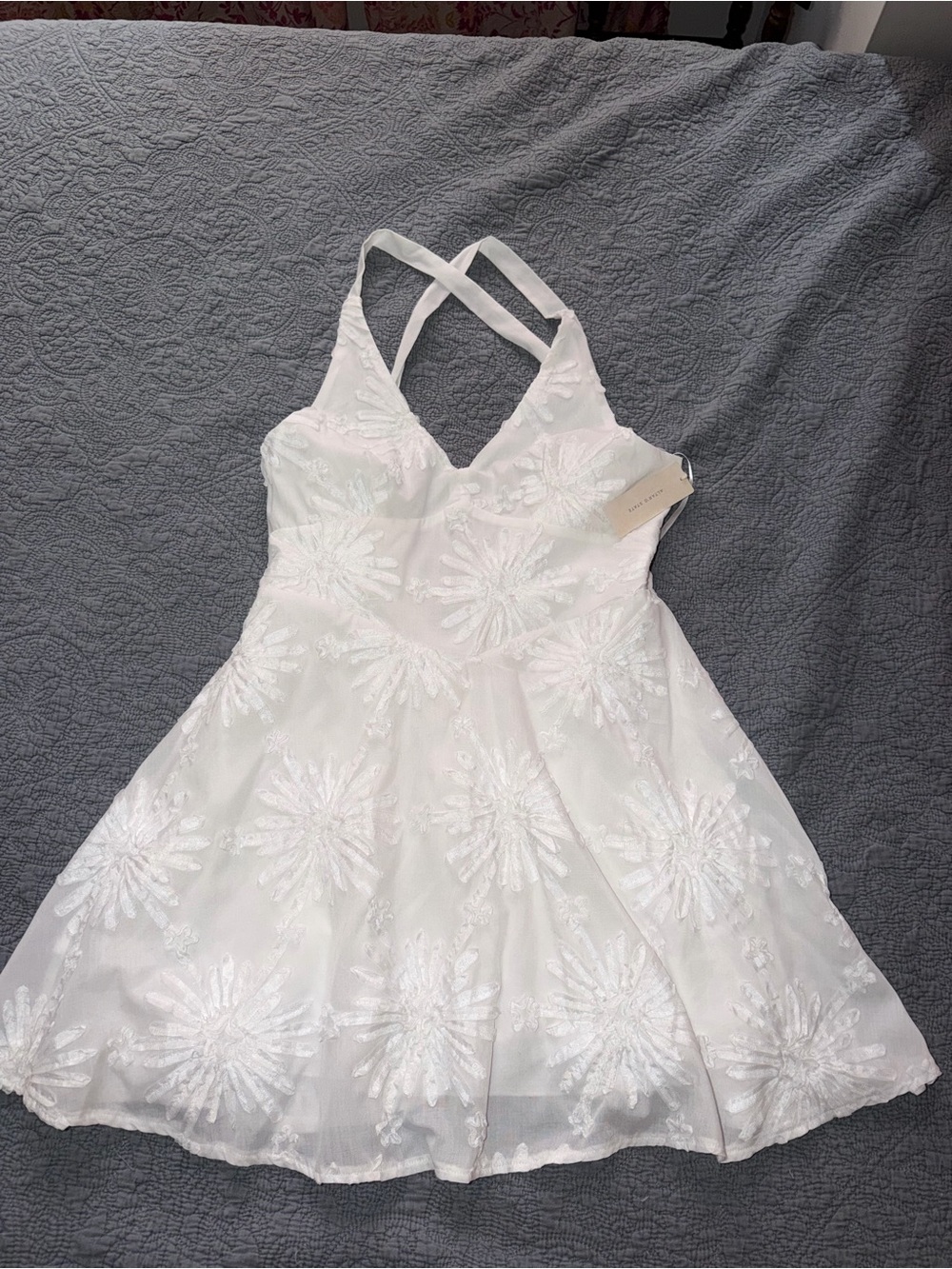 Altard State White Floral Dress